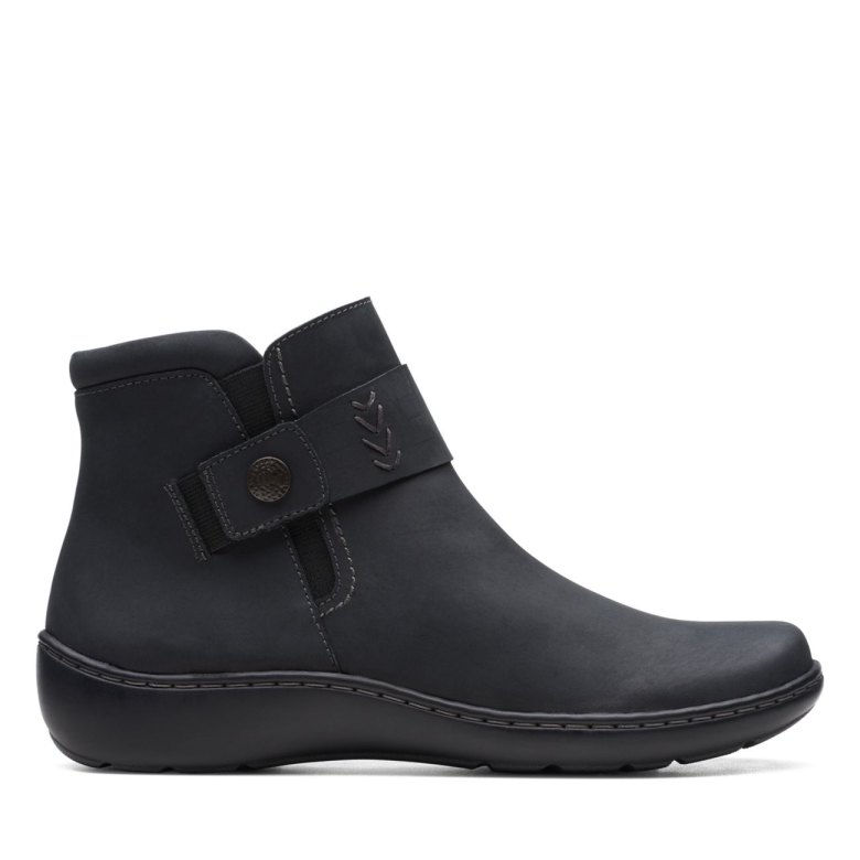Schwarzes Leder Cora Rae Schwarzes Leder Clarks