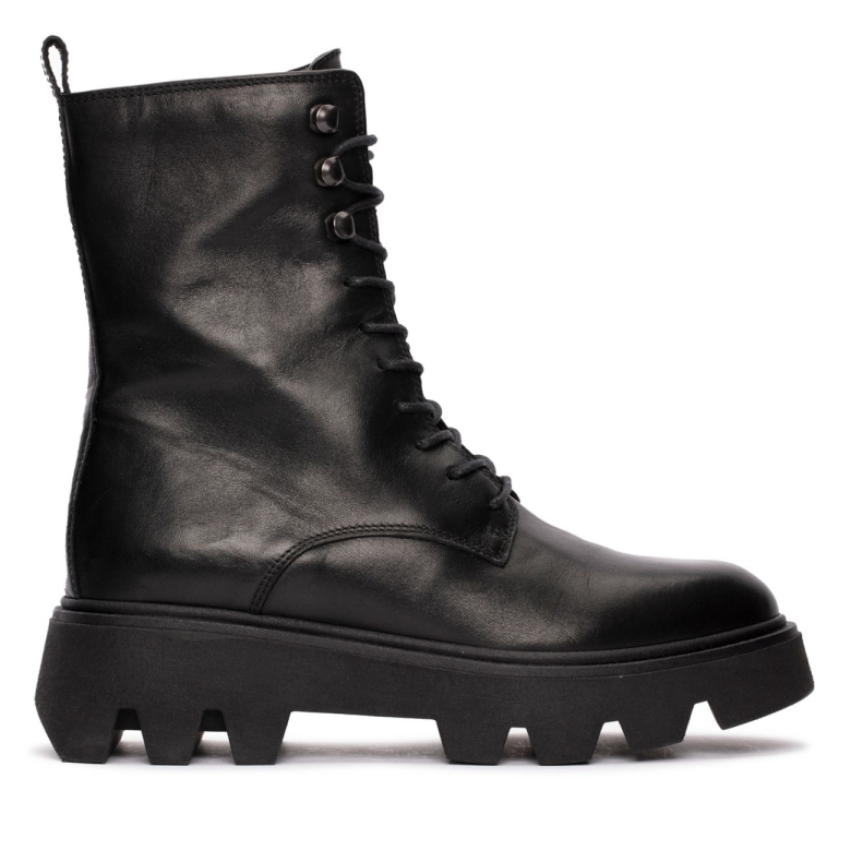 Schwarzes Leder Motiv 20 Schnürsenkel Schwarze Leder Clarks