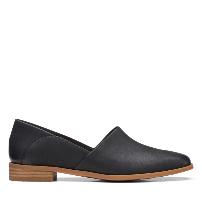 Schwarzes Leder Pure Belle Schwarzes Leder Clarks
