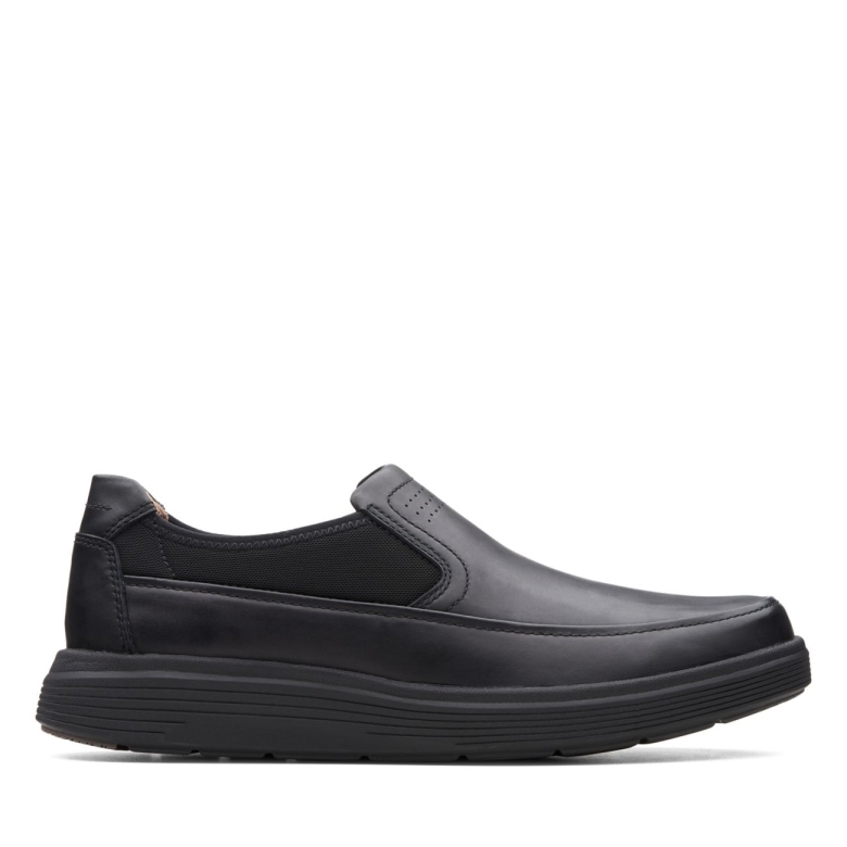 Schwarzes Leder Un Abode Go Schwarzes Leder Clarks