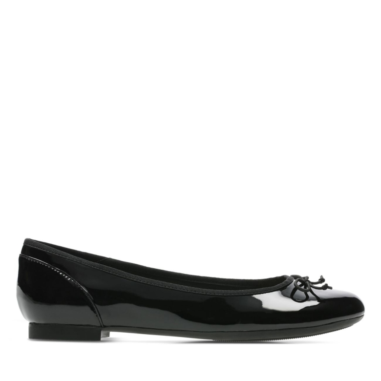 Schwarzer Lack Clarks Couture Bloom Schwarzer Lack
