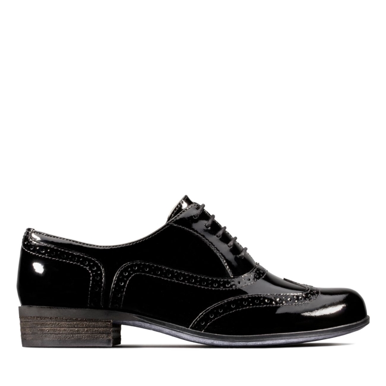 Lack Schwarz Clarks Hamble Eiche Lack Schwarz