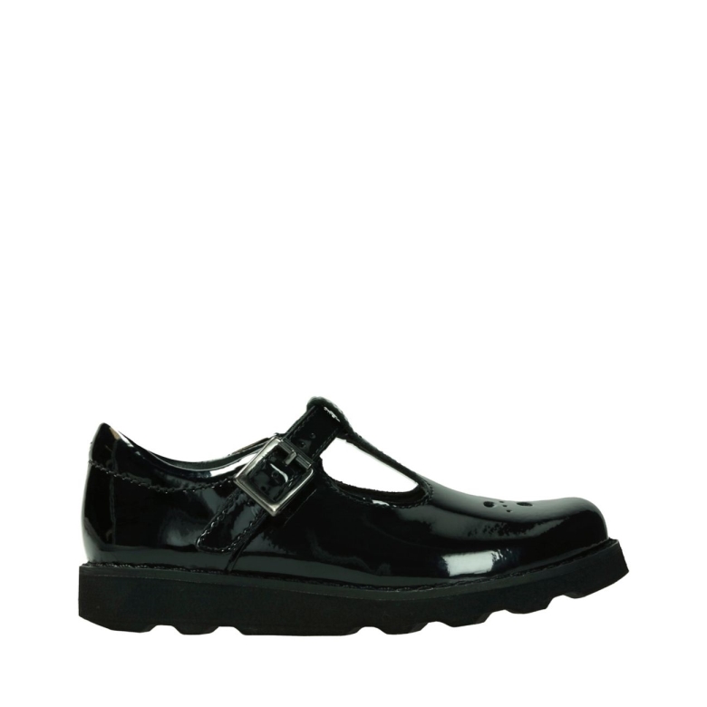 Schwarze Lackkrone Wunschkind Schwarze Lack Clarks