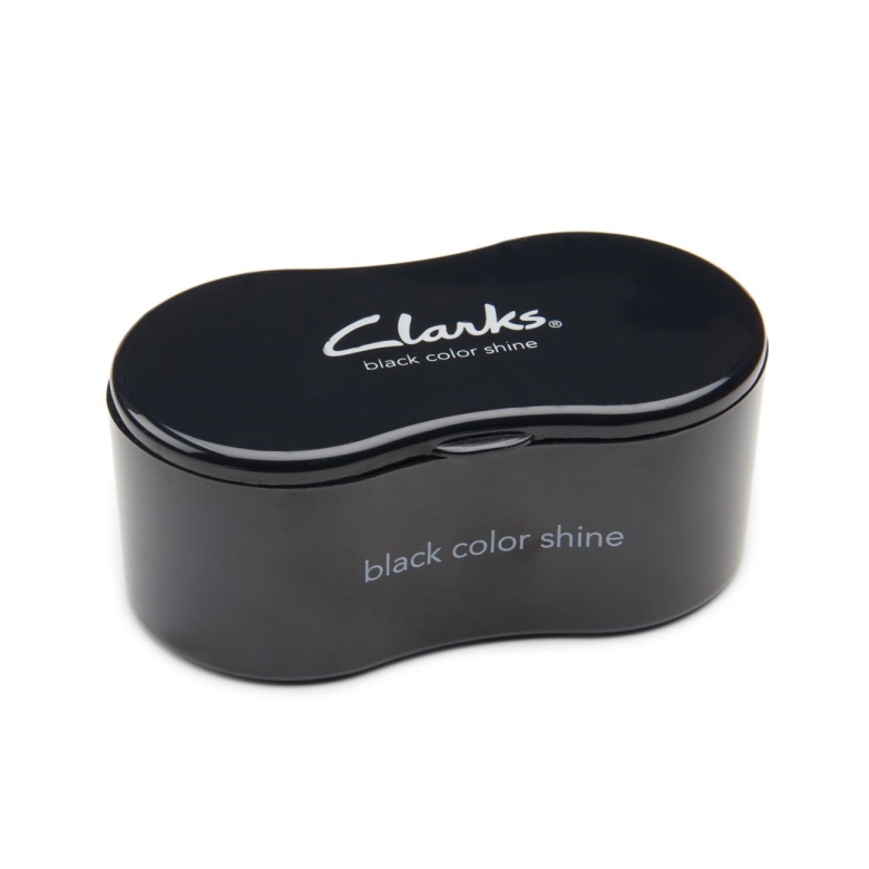 Schwarzer Glanzschwamm Black Clarks