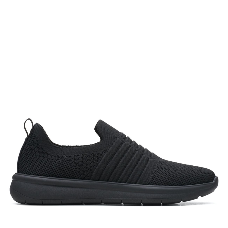 Schwarzes Textil Clarks Ezera Walk Schwarzes Textil