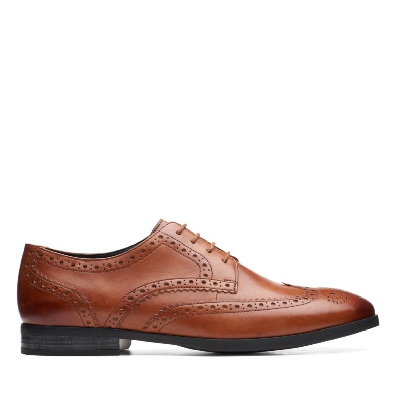 Bradish Limit Hellbraunes Leder Clarks Hellbraunes Leder