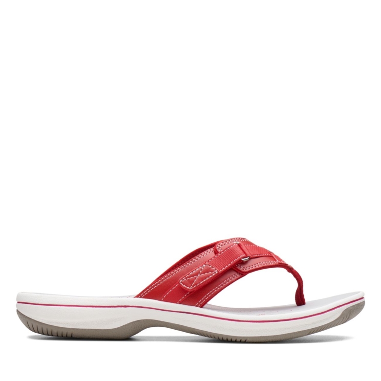 Breeze Meerrot Synthetik Rot Synthetik Clarks