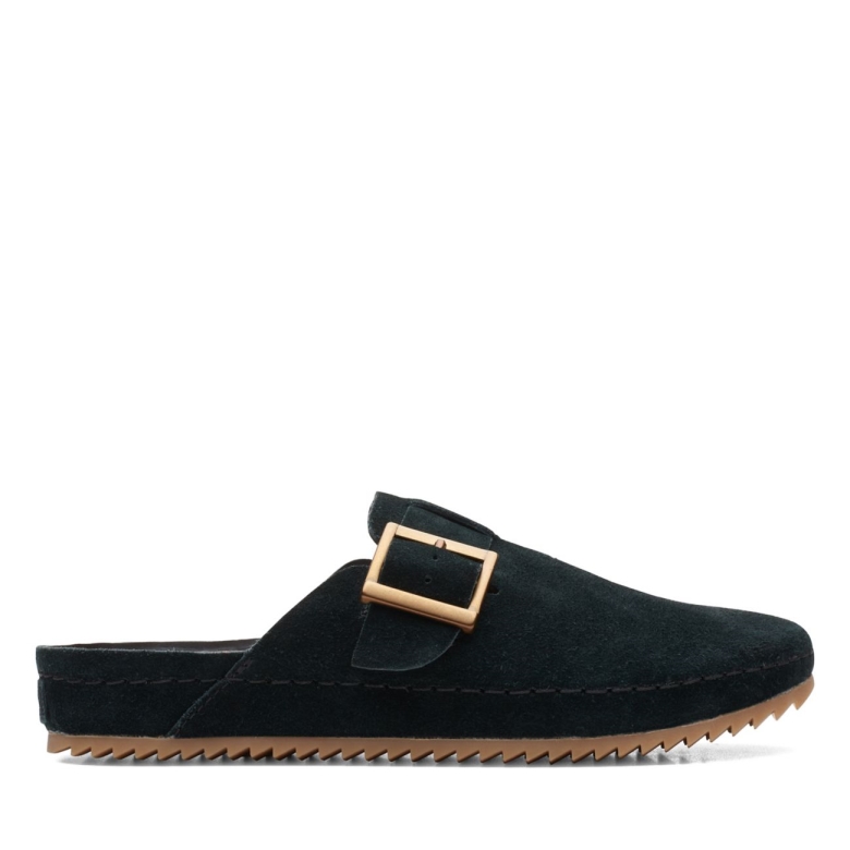Brookleigh Mule Schwarzes Wildleder Schwarzes Wildleder Clarks