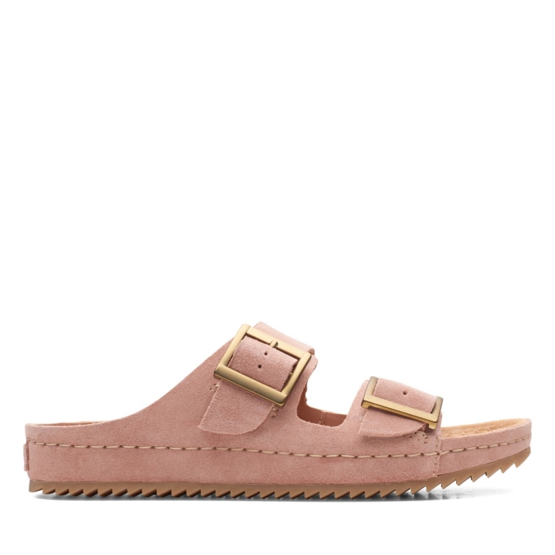 Brookleigh Sonnenrosa Wildleder Clarks Rosa Wildleder
