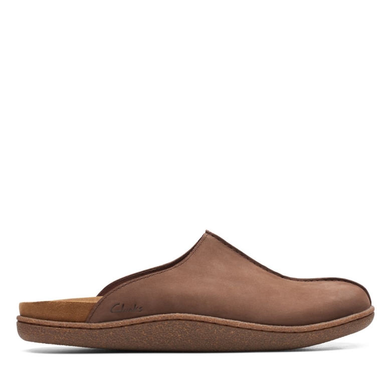 Braunes Nubukleder Clarks Pilton Ease Braunes Nubukleder