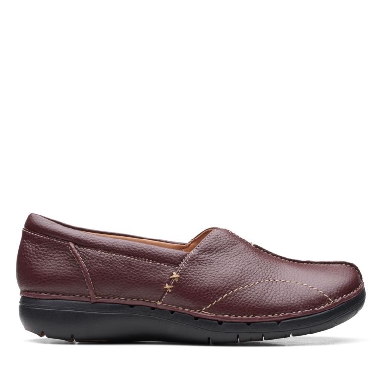 Braun/rot Un Loop Stride Braun/rot Clarks