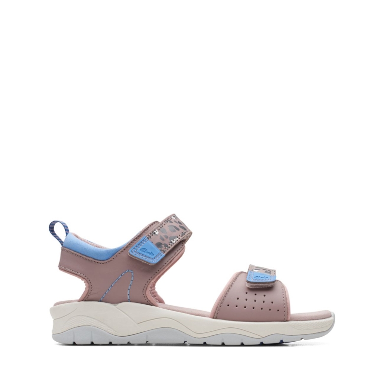 C Lowder Print älter Grau/pink Clarks Grau/pink