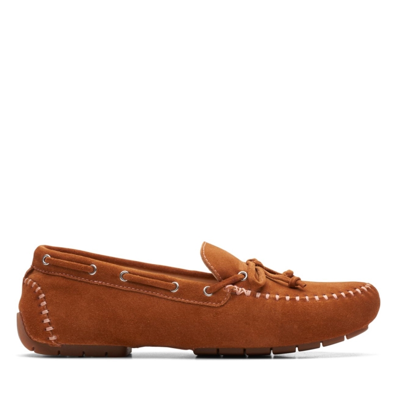 C Mocc Krawatte Hellbraunes Wildleder Clarks Hellbraunes Wildleder