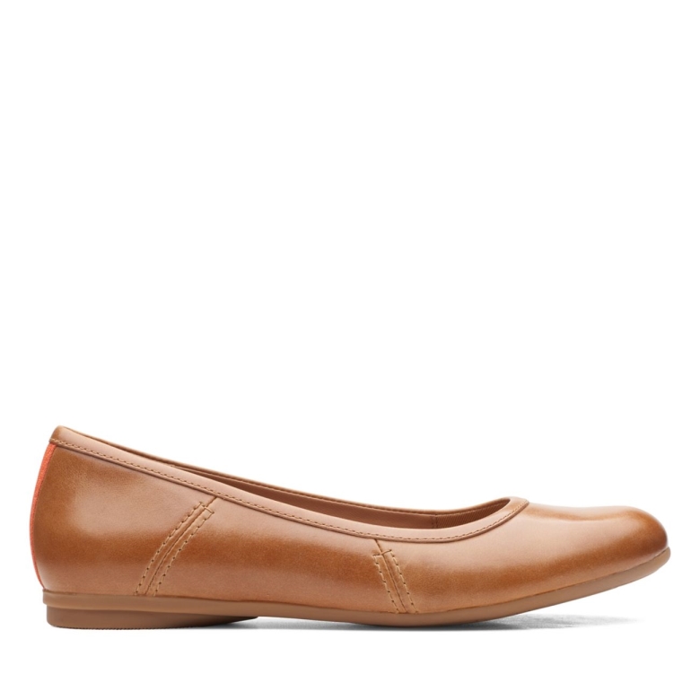 Canebay Schlichtes Dunkelbraunes Leder Clarks Dunkelbraunes Leder