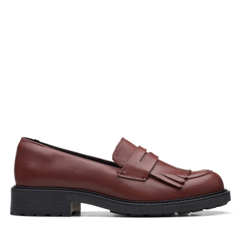 Kastanienleder Clarks Orinoco 2 Loafer Kastanienleder