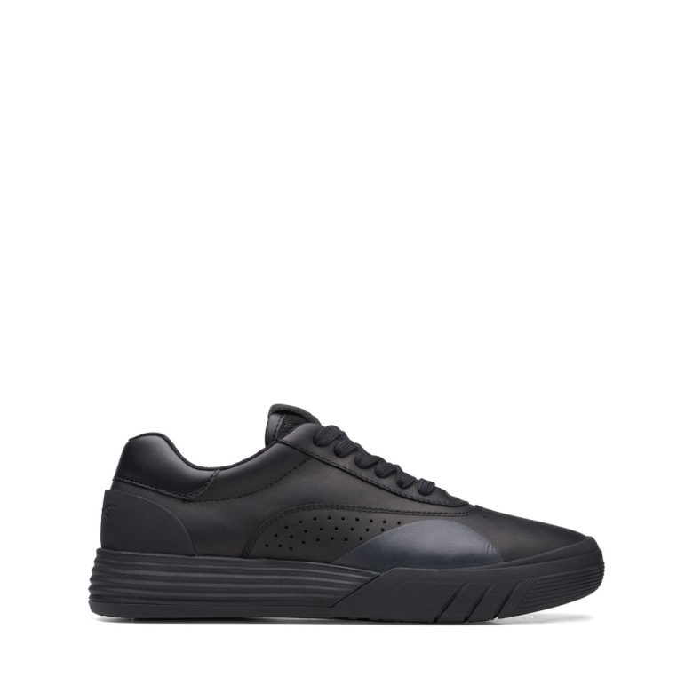 Cica älteres Schwarzes Leder Clarks Schwarzes Leder