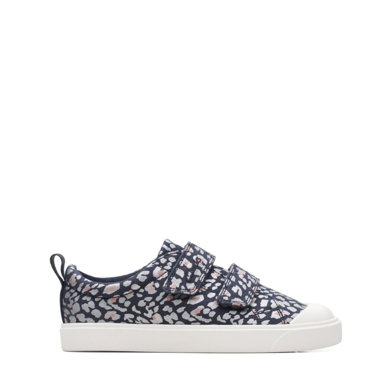 City Bright Kid Navy-Kombination Clarks Navy-Kombination