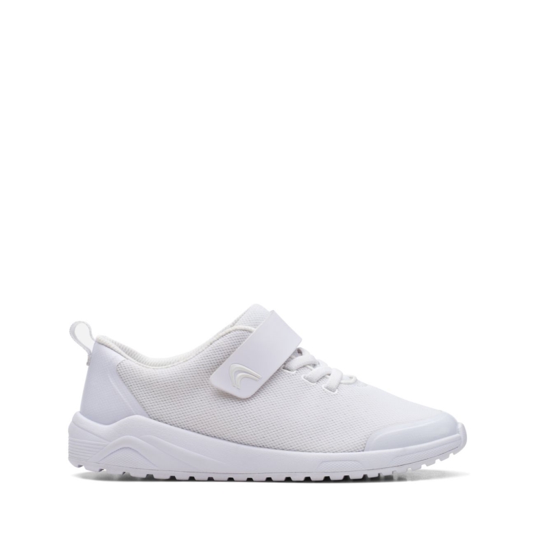 Clarks Aeon Tempo älter Weiß Weiß