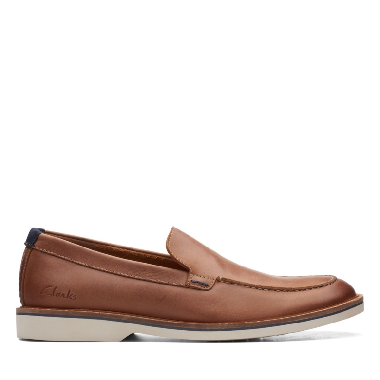 Clarks Atticus Lt Edge Dunkelbraunes Leder Dunkelbraunes Leder
