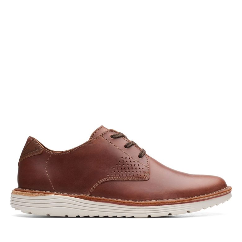 Clarks B Runo Low Hellbraunes Leder Hellbraunes Leder