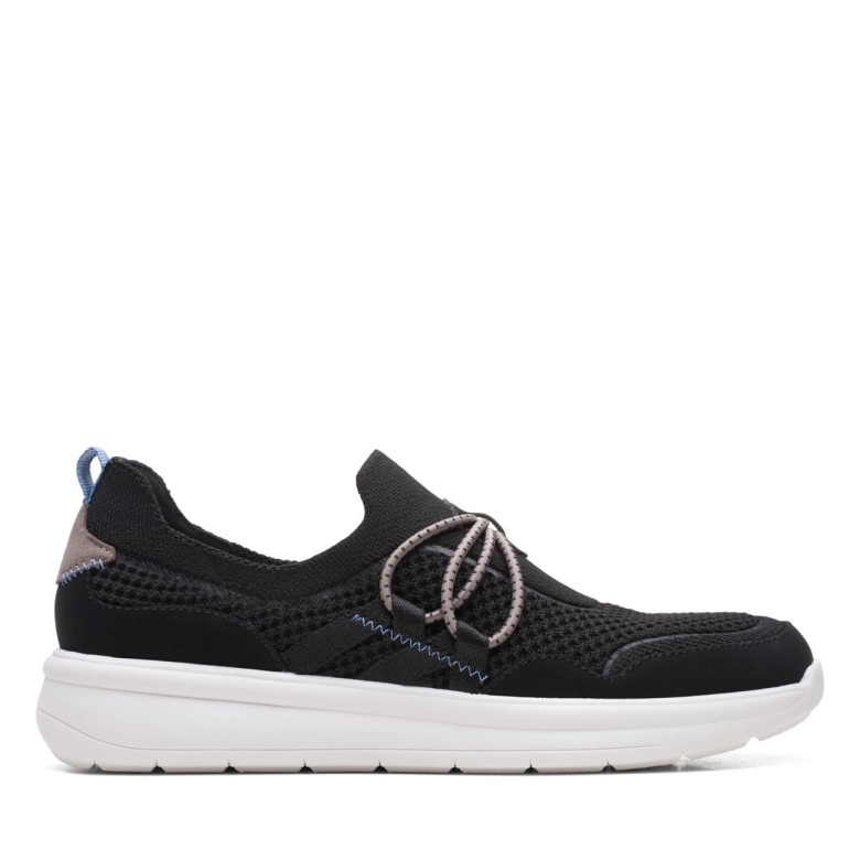 Clarks Schwarze Kombination Ezera Run Schwarze Kombination