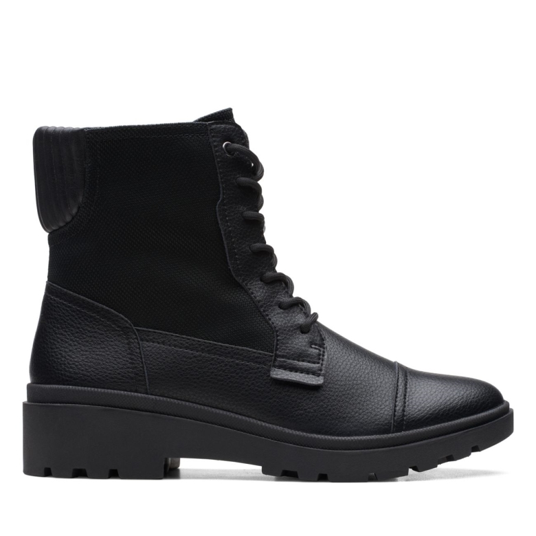 Clarks Schwarzes Leder Calla-anhänger Schwarzes Leder