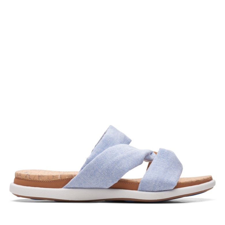 Clarks Blau Eliza überspringen Blau
