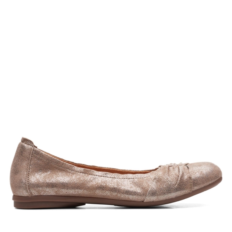 Clarks Bronzemetallic Rena Step Bronzemetallic