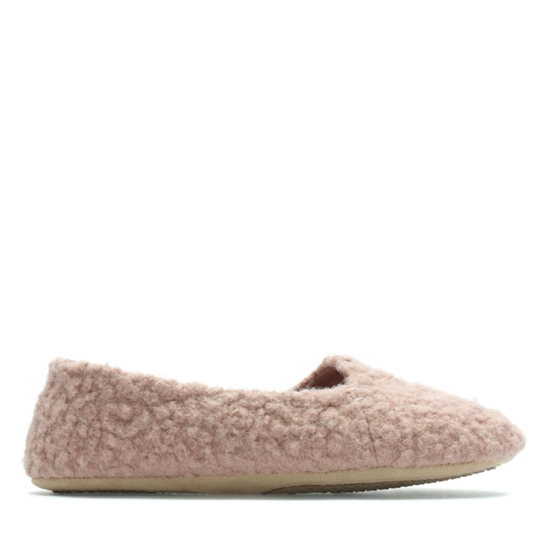 Clarks Cozily Curl Rose Rose