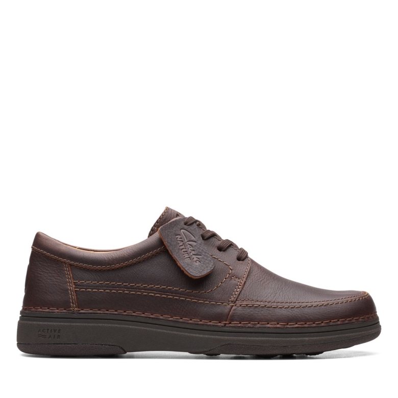 Clarks Dunkelbraunes Leder Natur 5 Lo Dunkelbraunes Leder