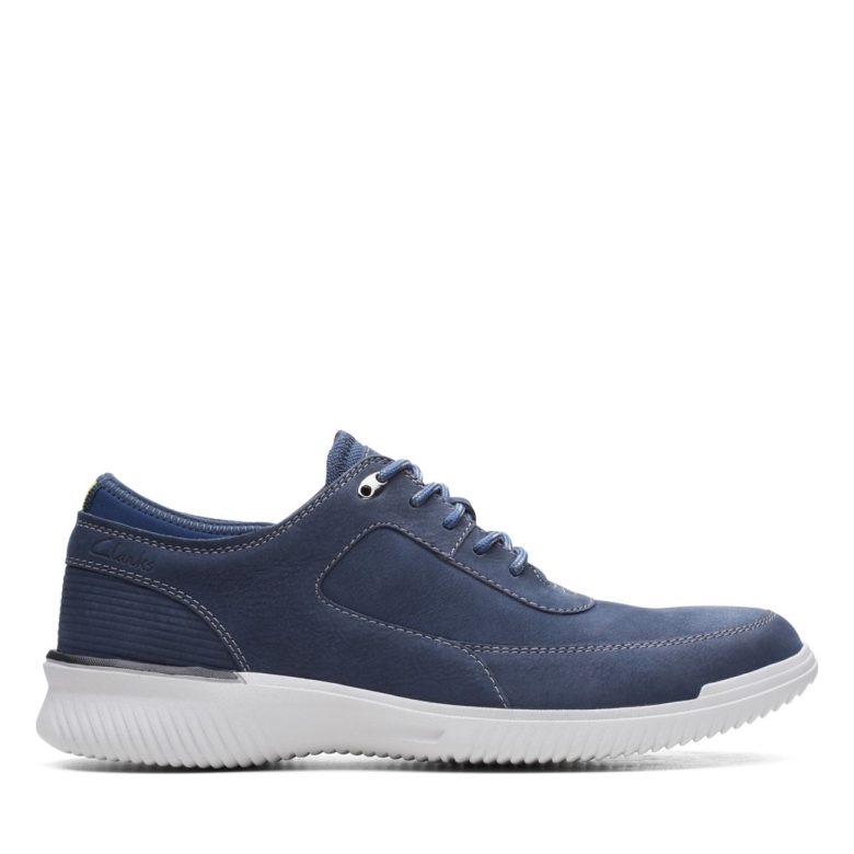 Clarks Donaway Spitze Marineblaues Nubukleder Marineblaues Nubukleder