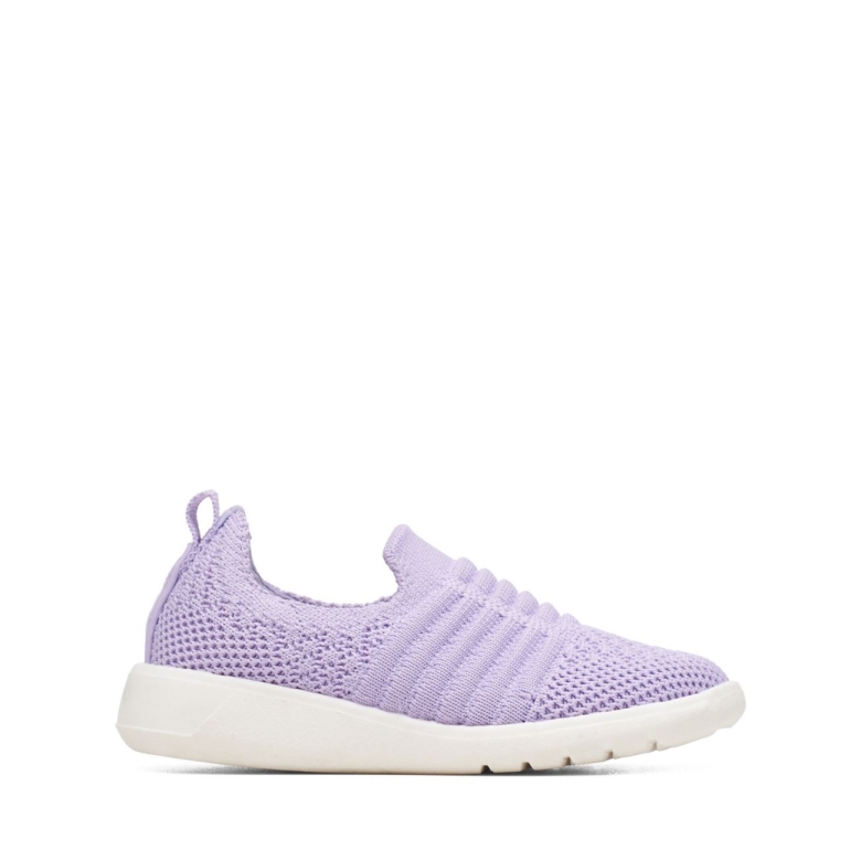 Clarks Ezra Walk T Lilac Lilac