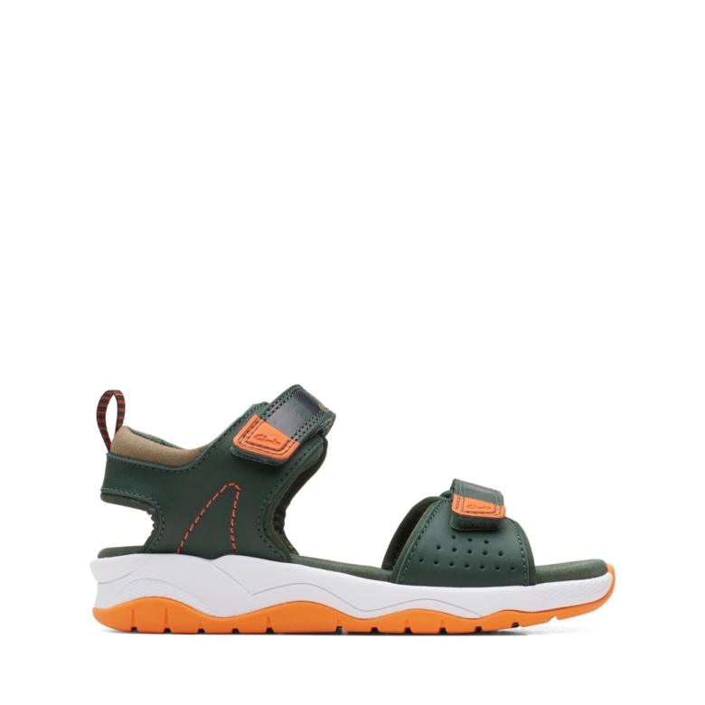 Clarks Khaki-kombi Khaki-kombi Mit Niedrigem Druck Für Kinder