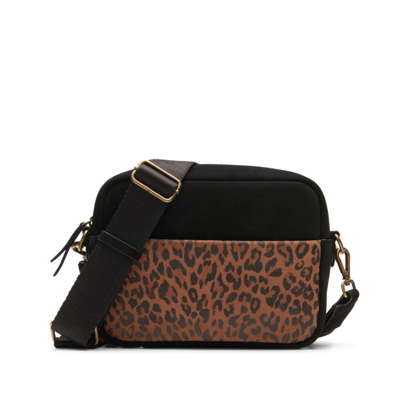 Clarks Kombination Mit Leopardenmuster Kierra Strap Kombination Mit Leopardenmuster