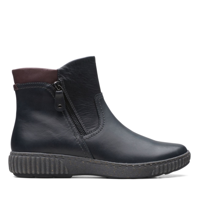 Clarks Magnolia Haley Schwarzes Leder Schwarzes Leder