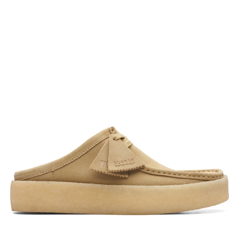 Clarks Ahorn Wildleder Wallabee Tasse Lo Ahorn Wildleder