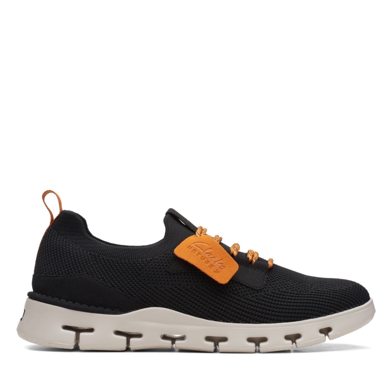 Clarks Nature X Lo Schwarzer Strick Schwarzer Strick