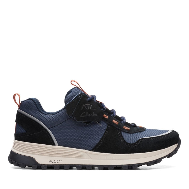 Clarks Navy Kombination Atl Trek Walk Wasserdichte Marine Kombination