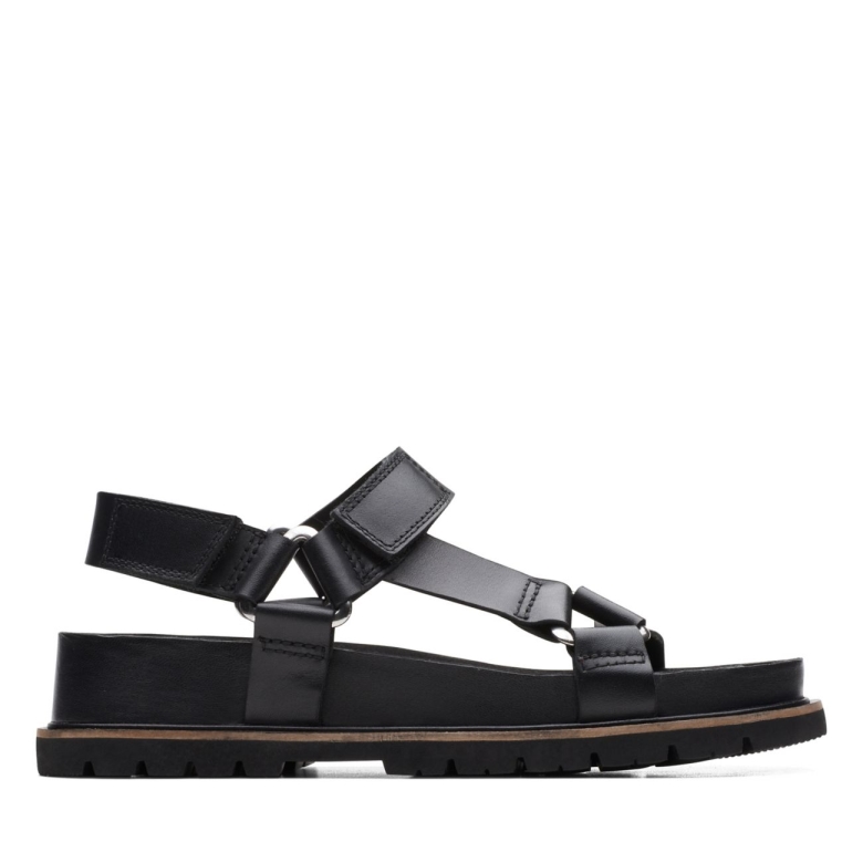 Clarks Orianna Sportliches Schwarzes Leder