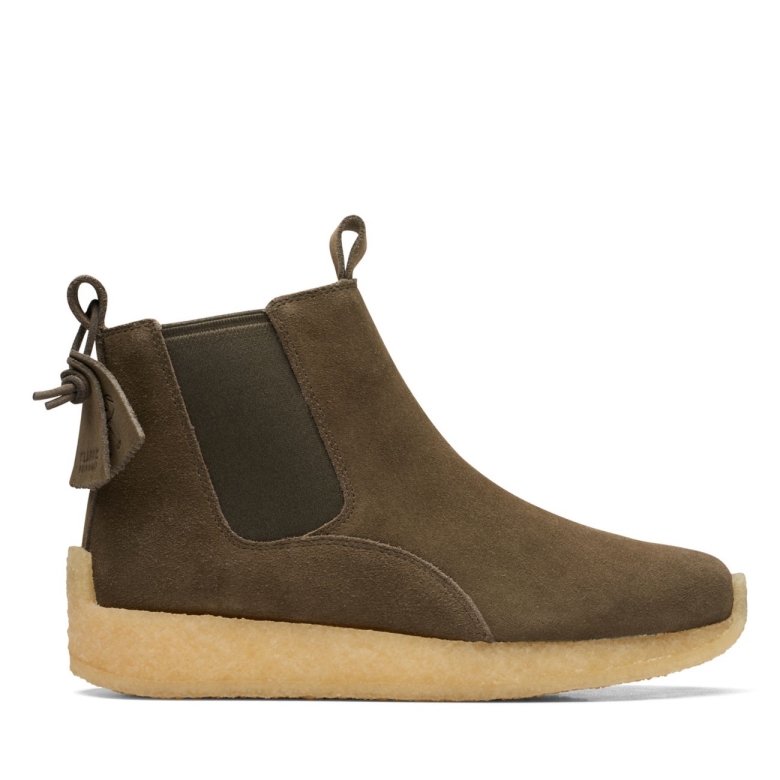 Clarks Radlett Grünes Wildleder Grünes Wildleder