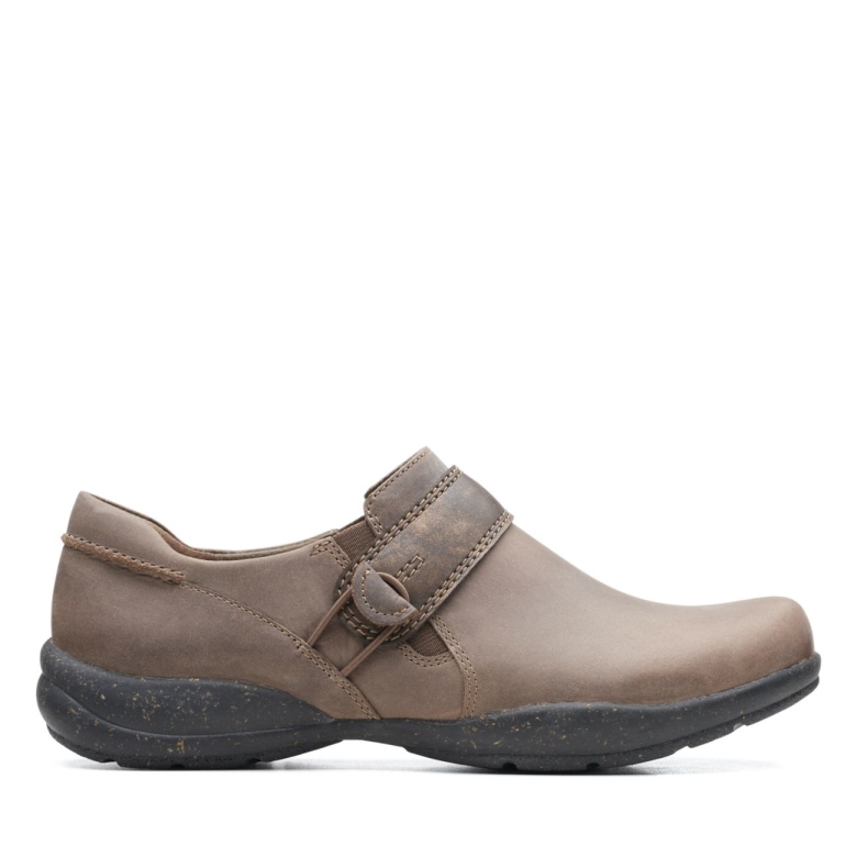 Clarks Roseville Dot Dunkles Taupe Dunkles Taupe