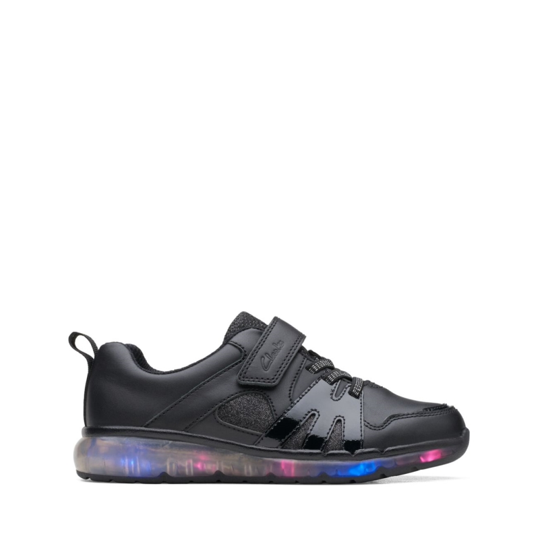 Clarks Spark G Low Kid Schwarze Kombination Schwarze Kombination