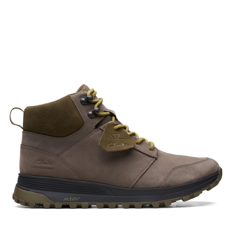 Clarks Stone Nubuk Atl Trek Up Wasserdichtes Stone Nubuk