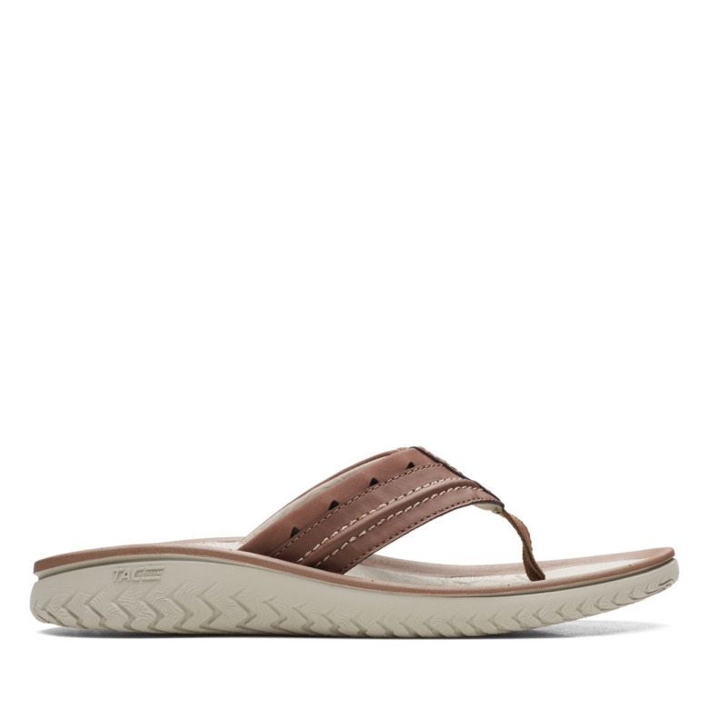 Clarks Tan Wesley Nach Bräune