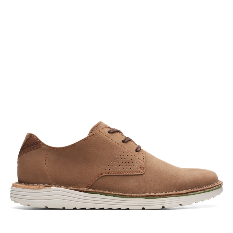Clarks Taupe Nubuk B Runo Low Taupe Nubuk