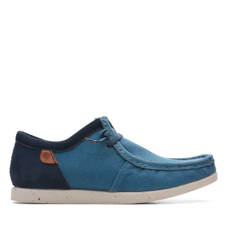 Clarks Blaugrün Kombi Shacre Lite Moc Blaugrün Kombi