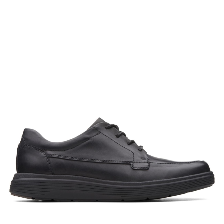 Clarks Un Abode Ease Schwarzes Leder Schwarzes Leder