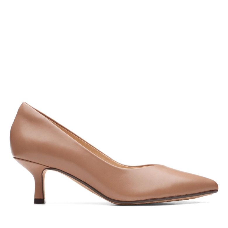 Clarks Violett 55 Court Pralinenleder Pralinenleder