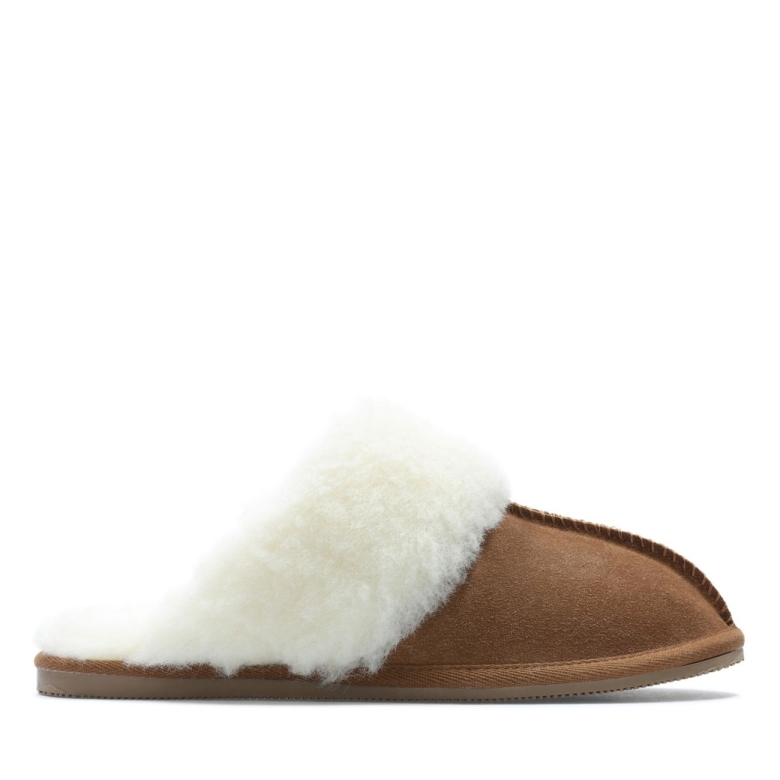 Clarks Warm Lux Tan Tan