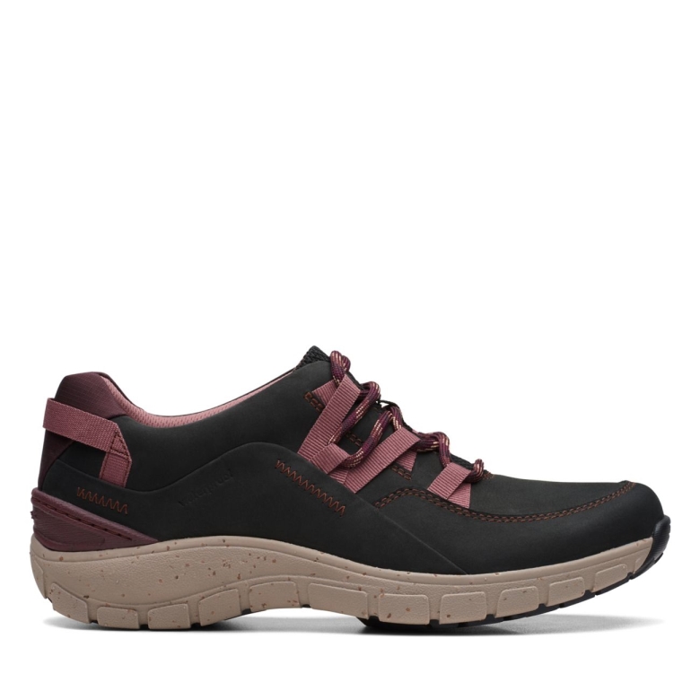 Clarks Wave Sortiment Ap Schwarze Kombination Schwarze Kombination